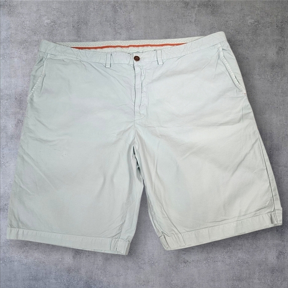 Tommy‎ Bahama Bahama Mint Green Flat Front Chino Shorts 9.5" Inseam Size 42 S49 - Picture 1 of 9